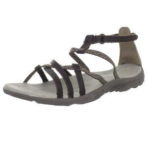 HI-TEC  Sienna Brown & Grey Strap Sandals Size 7